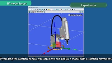 RCX-Studio2020 3D Simulation #1 3D Model Operation