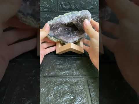天然紫水晶原石摆件E1055