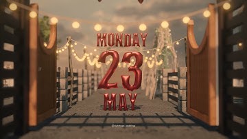 3D Animated Wedding Invitation Videos | Tighthope Weddings #savethedate #invitationwedding