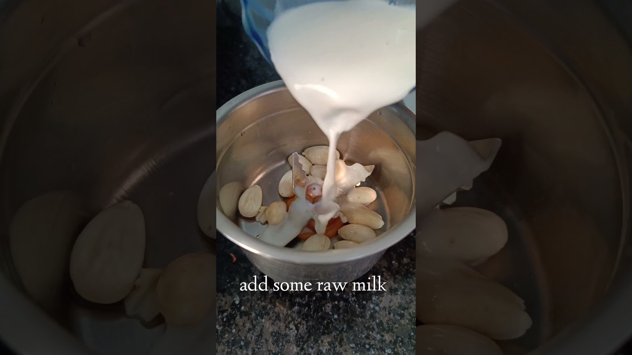 homemade almond face pack 😊 for dark spots blemishes #youtubeshorts #shorts