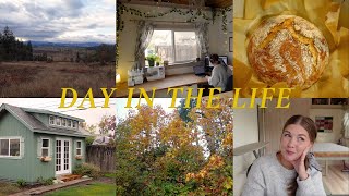 Cozy Fall Day in the Life 🍂 baking, hiking, pattern ideas, makeup routine