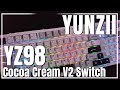 YUNZII YZ98 ココアクリームV2スイッチ 無線で使える日本の技適マーク有