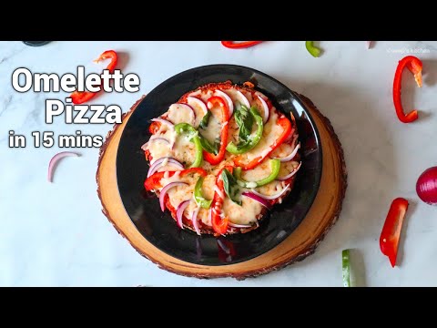 Pizza Omelette Recipe | पिज़्ज़ा आमलेट | Bread egg pizza | Sowji's Kitchen