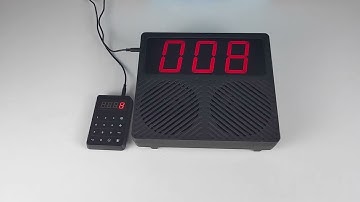 How to set the volume for the queue calling system (JT-223Q)