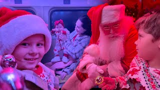 Riding the Real Polar Express & Meeting Santa! (WE SURPRISED THEM!!)