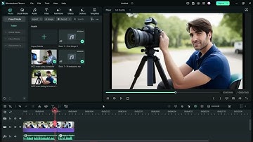 Create YouTube videos using AI (No Camera & Mic) on Filmora 12