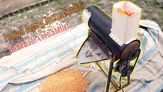 Easy Homemade Corn Sheller / Thresher Machine | From Washing Machine Motor