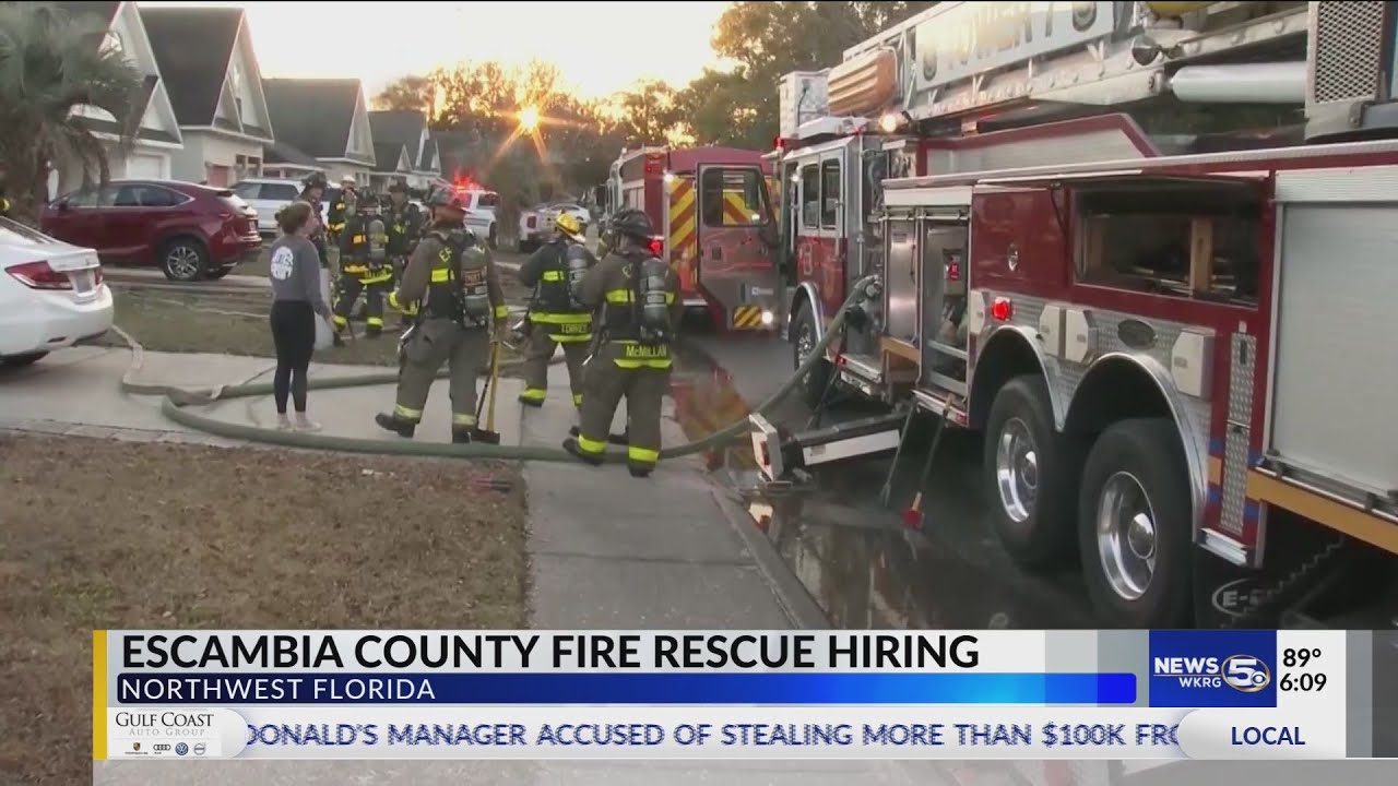 Escambia County Fire Rescue looking for firefighters YouTube