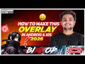 🔥How To Make 3D Animated Overlay For Free || Android &amp; iOS | BGMI Live Stream 