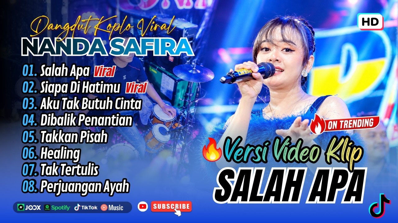 Nanda Safira - SALAH APA - SIAPA DIHATIMU - AKU TAK BUTUH CINTA || FULL ALBUM DANGDUT KOPLO