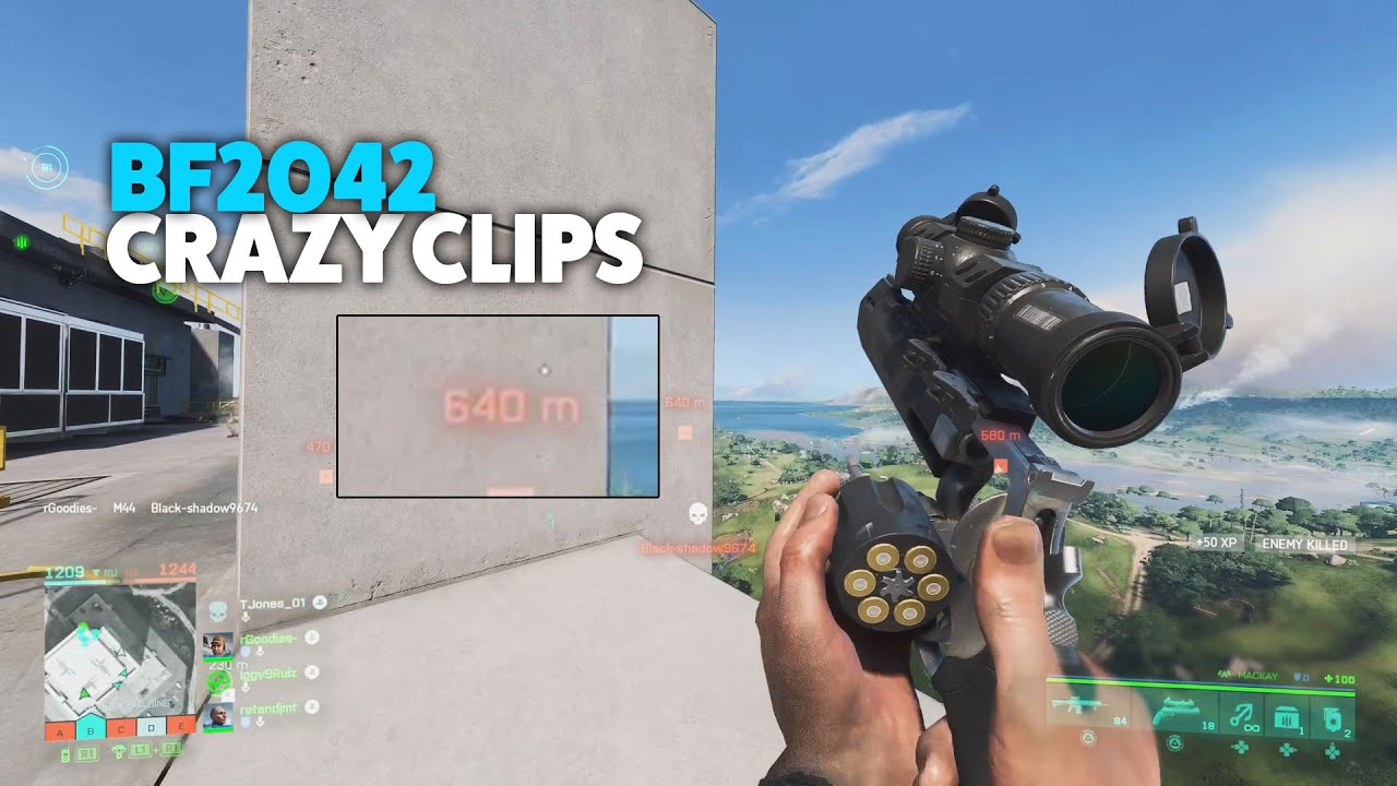 BF2042 ON PS5! COOL MAGNUM AND SNIPER CLIPS!