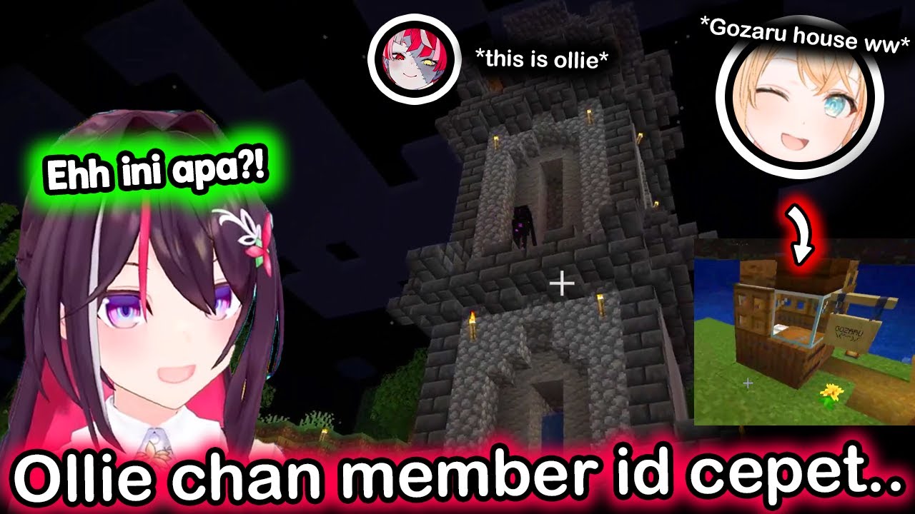 Azki Ngakak Ngeliat Rumahnya Iroha, Liat Progress Bangunan Ollie..【Hololive】