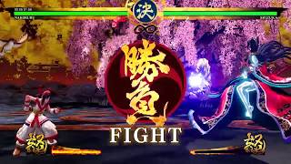 Samurai Shodown | Beating Shizuka w/ Nakoruru (Normal Difficulty)