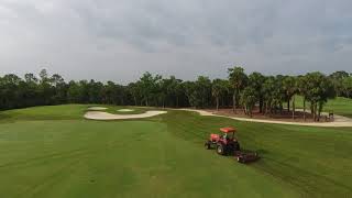 A Flyover Of Hole 15 At Olde Florida Golf Club Rough Aerification 53118