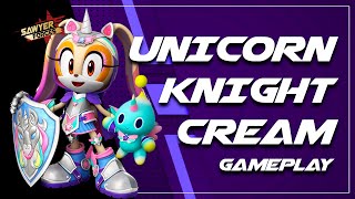 UNICORN KNIGHT CREAM GAMEPLAY  - Sonic Forces Speed Battle