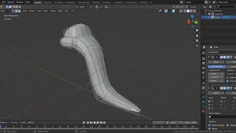 Blender Quick Modeling: Simple Low Poly Snake
