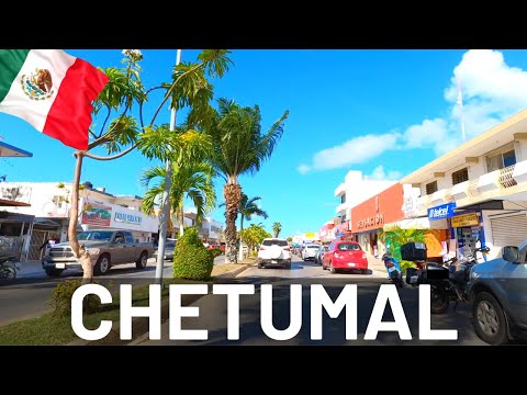 Chetumal Mexico 4K Driving Tour. Capital of Quintana Roo Drive