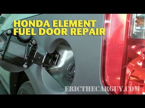 Honda Element Fuel Door Repair -EricTheCarGuy - YouTube