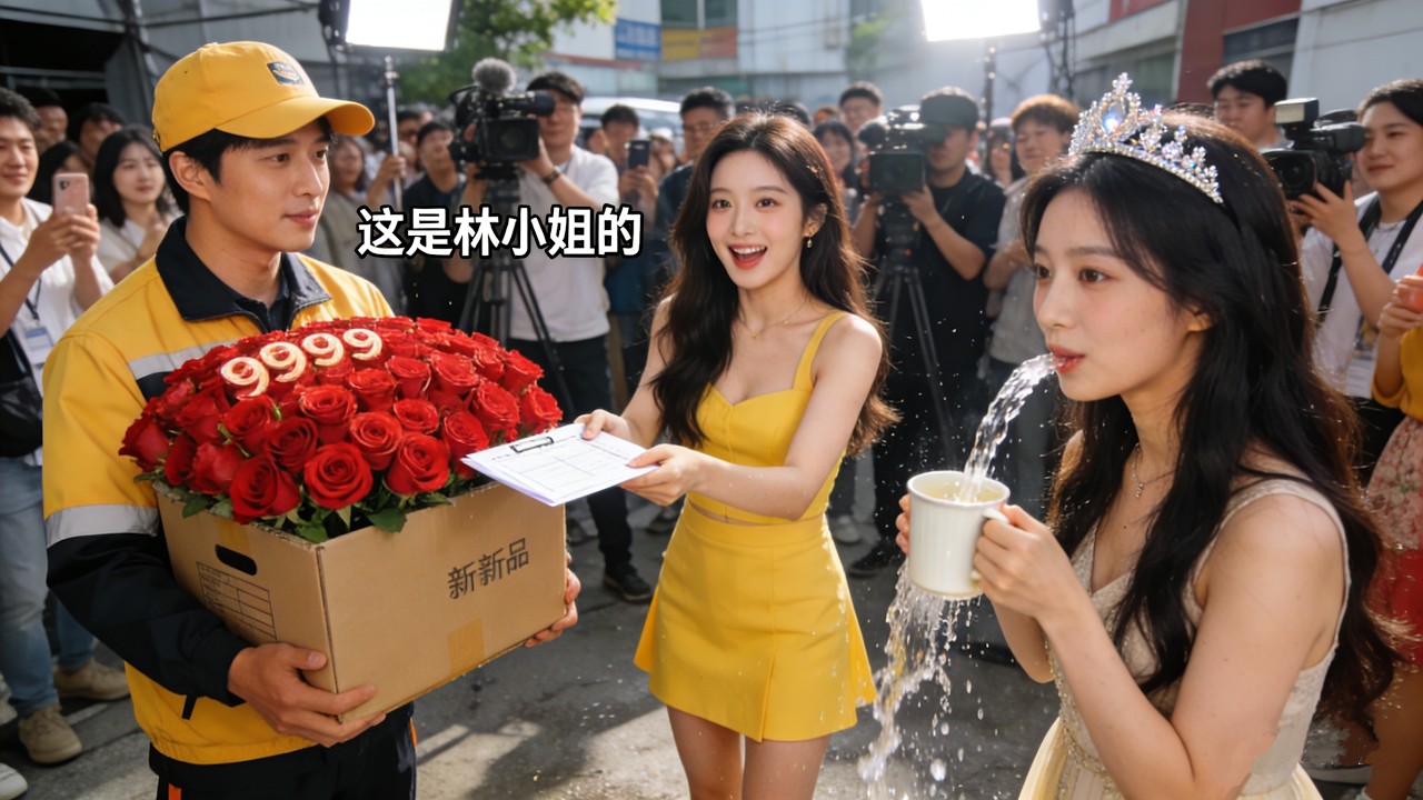 Президент быстро женился на молодой актрисе и подарил ей море цветов.