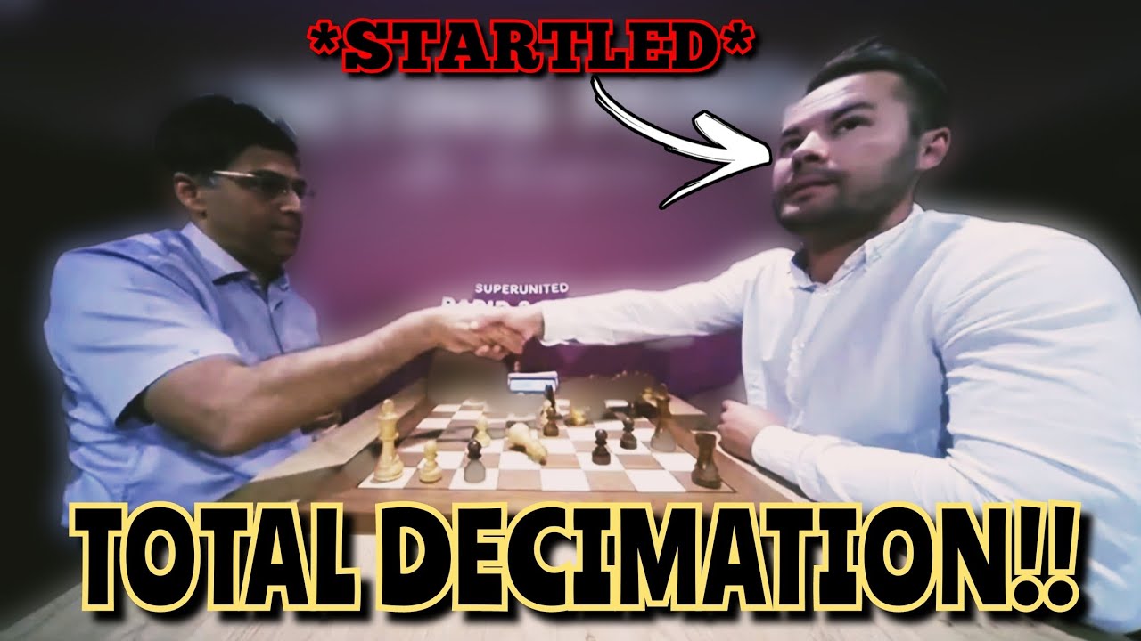 Total DECIMATION!! | Vishwanathan Anand vs Ivan Saric | SuperUnited ...