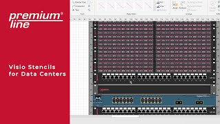 Premium-Line Visio stencils for Data Centers | Visio shapes