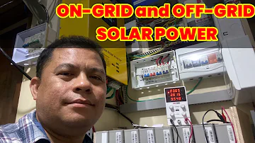 PART 4- DIY PROJECT! ON-GRID (GRID TIE) and OFF-GRID (STAND ALONE) SOLAR POWER SYSTEM SET UP