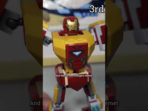 Ranking Every Lego Iron Man Helmet! #lego