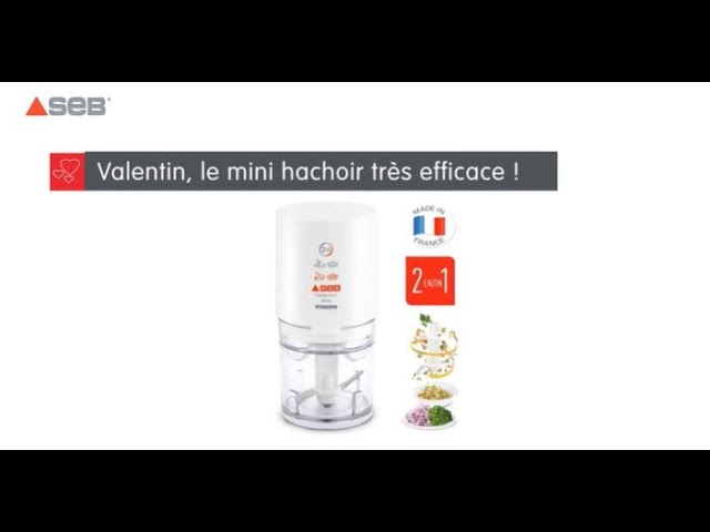 SEB  Valentin, un mini-hachoir compact, efficace et élégant ! 