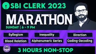 SBI Clerk 2023 Marathon | SBI Clerk Reasoning Preparation 2023 by Saurav Singh | Champions Reasoning