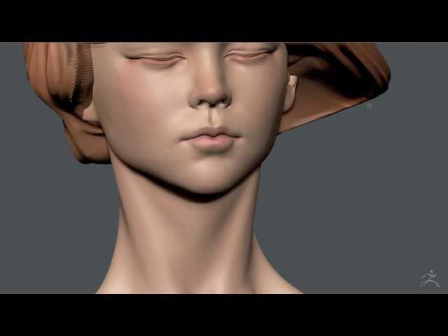 Zbrushで女性をスカルプトしているムービーをいくつか集めてみた Cgトラッキング