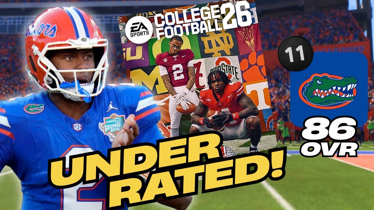 Florida is UNDERRATED in College Football 26! - YouTube