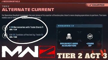 Alternate Current (SOLO) Tier 2 Act 3 MWIII Modern Warfare Zombies MWZ