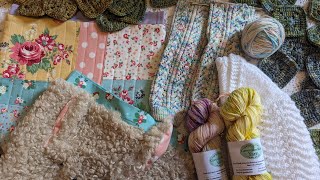 Stitched by Mrs D Knitting & Crochet podcast episode 51  battenburg blanket & spring knitting