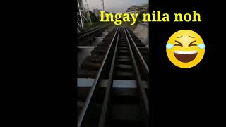 Trolley sa Riles ng Tren. Happy More