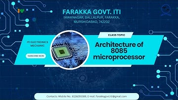 Architecture of 8085 Microprocessor | Explained with Block Diagram | Farakka Govt. ITI | E.Mech