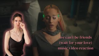 Pop Artist Reacts to Ariana Grande - we can't be friends (wait for your love) Music Video | Liya