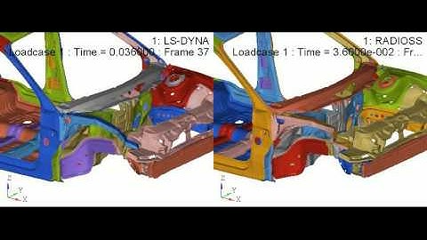 LS DYNA and RADIOSS Crash Simulation