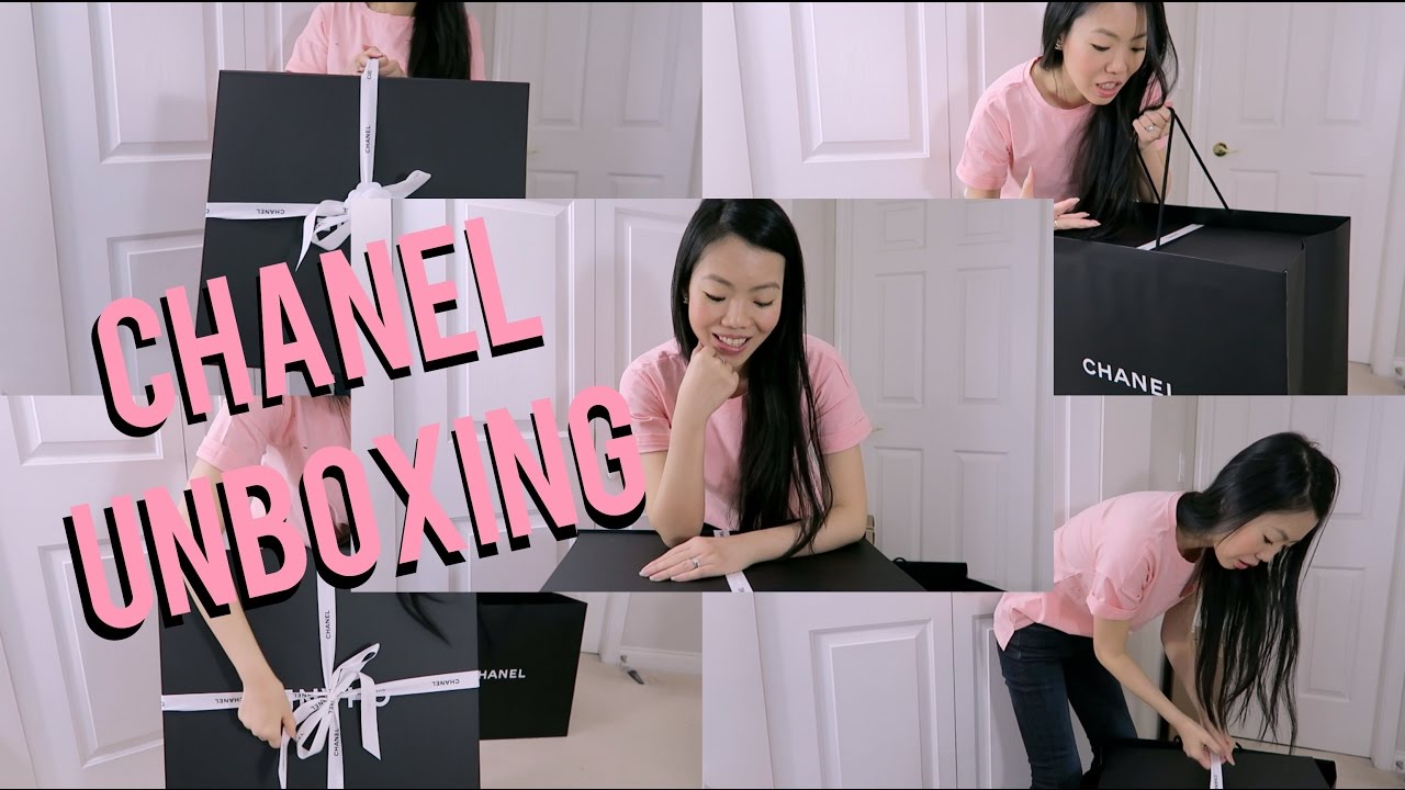 20A Chanel Deauville Shopping tote Sequin Black Unboxing