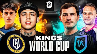 WEST SANTOS FC VS 1K *Reacción con el Kun aguero y Aida* | KINGS WORLD CUP