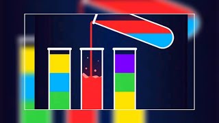 Water sorting: Color games levels 1-10  (Gameplay) Androi Mobile screenshot 1