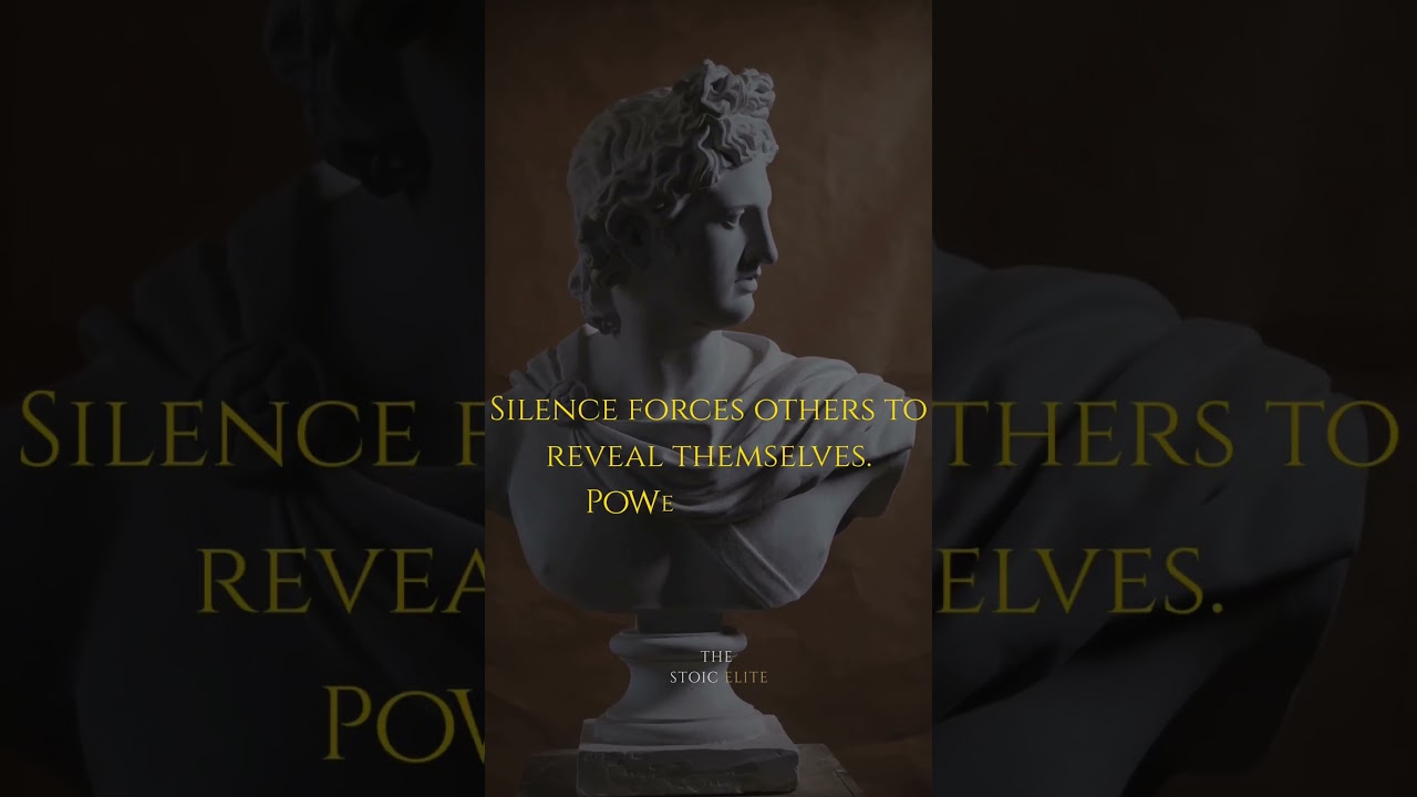 Silence scares weak people 🗿 