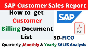 How to get the  Sales Report in SAP SD I How get the list of Customer Invoices in SAP SD I VF05N