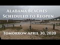 Alabama Beaches Scheduled to Reopen Tomorrow April 30, 2020 Orange Beach, Alabama