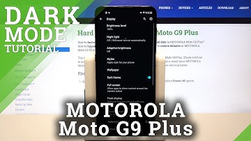 How to Change Theme of Motorola Moto G9 Plus - Set up Different Display Look