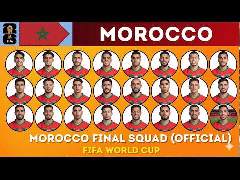Video Morocco Final Squad For FIFA World Cup 2026 | Moroccos Official Squad for FIFA World Cup 2026