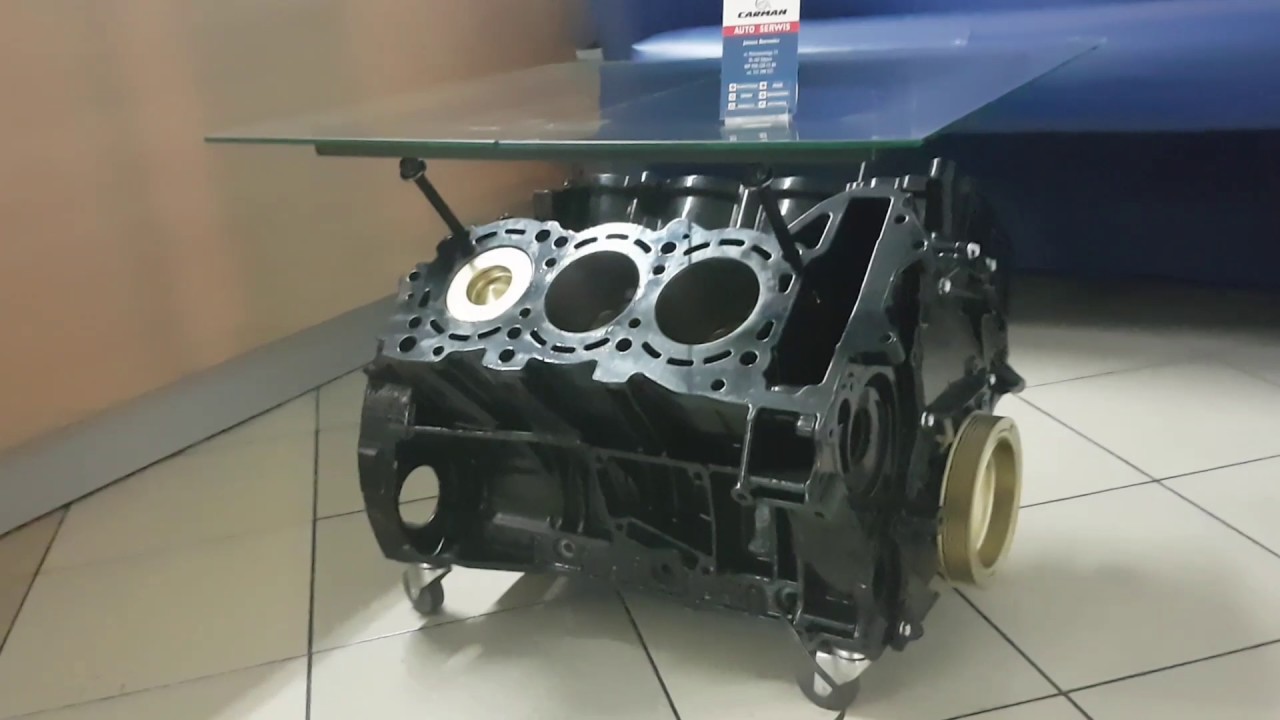 Engine Table V6 Ruchomy Stolik Z Silnika Youtube