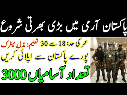 Pak army new jobs 2020 apply now.