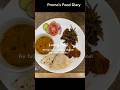 Comforting Veg Thali -Dal Fry Bhindi Aloo Baingan  @prernasfooddiary #vegthali #comfortfood #shorts
