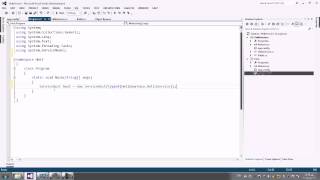 Build Wcf Service with Self Hosting