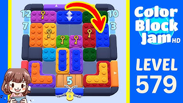 Color Block Jam Level 579 Solution Walkthrough